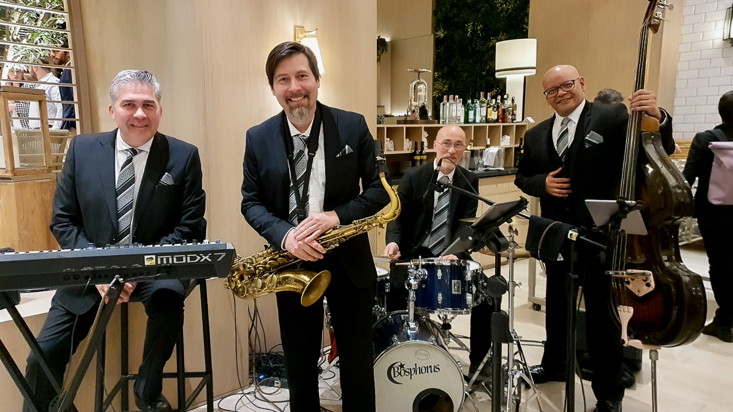 Astrum Jazz Band en un evento empresarial