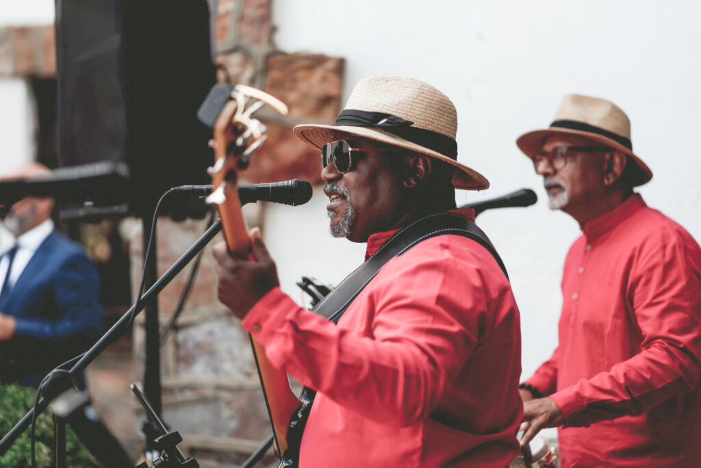 integrantes del grupo de música cubana Astrum Cuban Boys