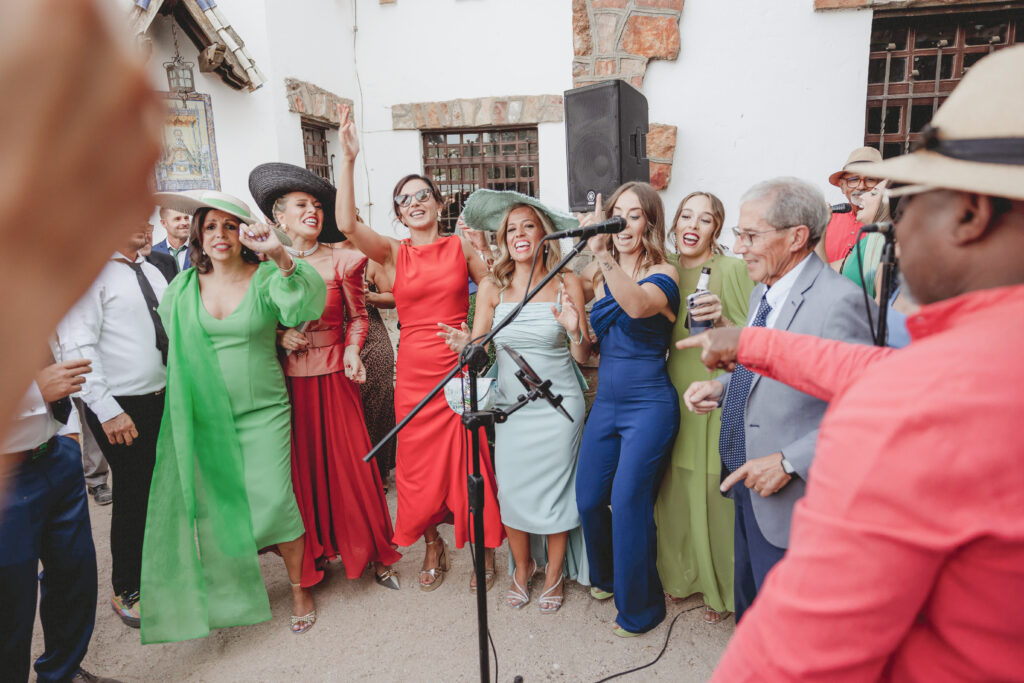 Grupo de música cubana Astrum Cuban Boys en una boda