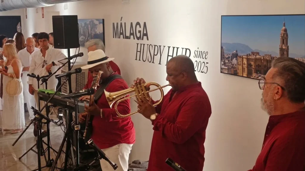 Astrum Cuban Boys en la inauguración de Huspy en Málaga